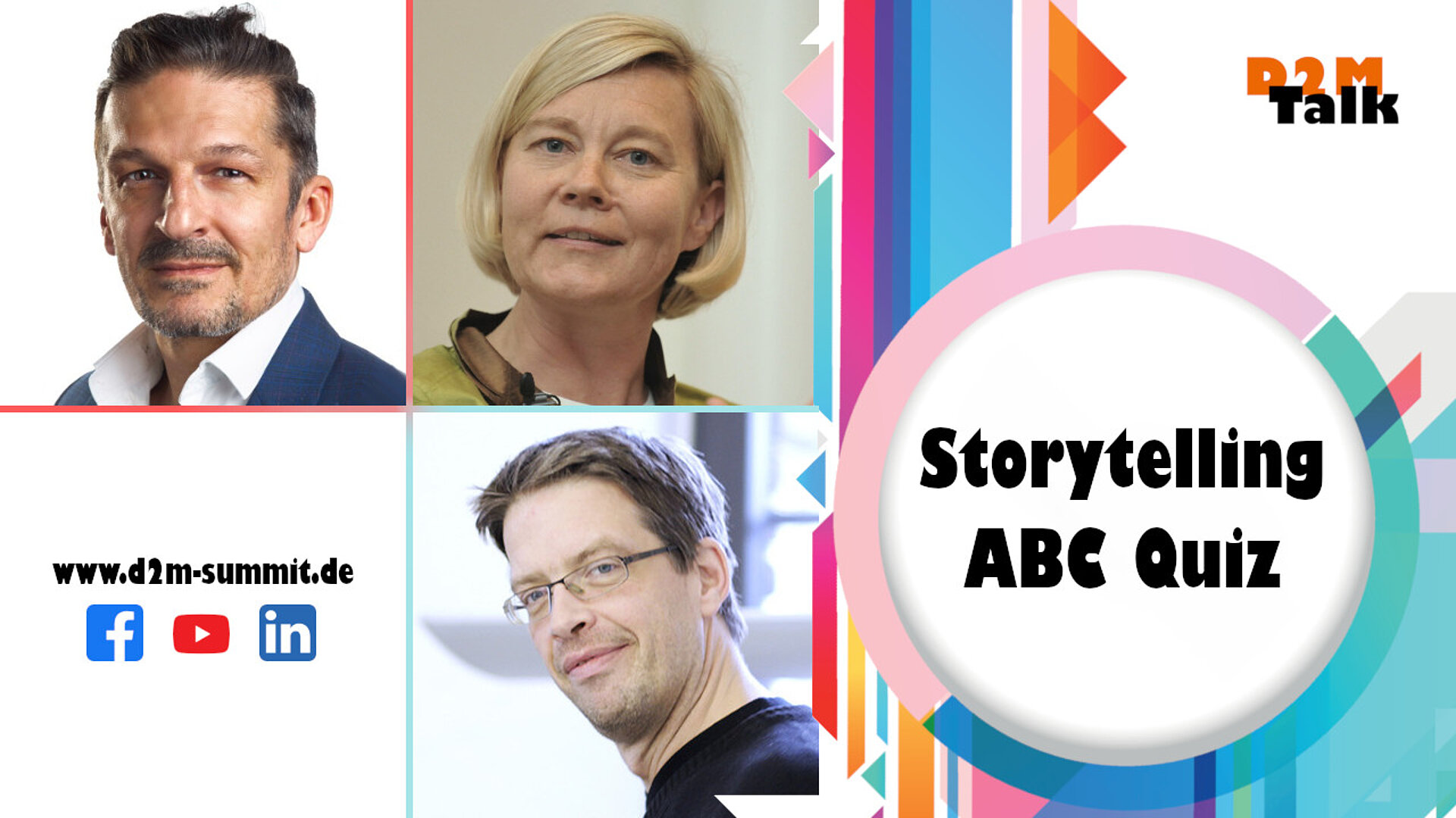 Storytelling ABC Quiz mit Carsten Rossi, Petra Sammer & Patrick Kappeler