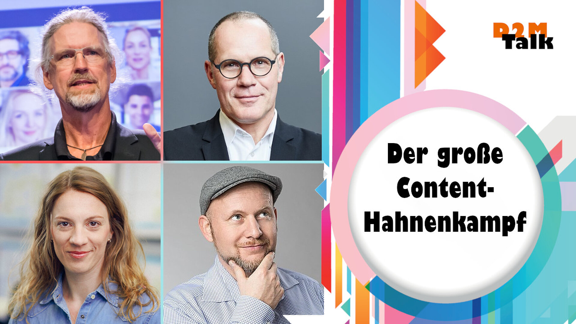 Der große Content-Hahnenkampf mit Mirko Lange, Olaf Kopp und Stephan Tiersch - moderiert von Svenja Teichmann